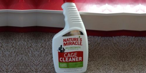 Nature’s Miracle Cage Cleaner 24oz Sprays from $3.35 Shipped on Amazon (Regularly $8)