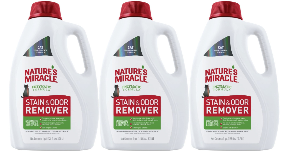 Nature's Miracle Stain & Odor Remover for Cats 1-Gallon Jug