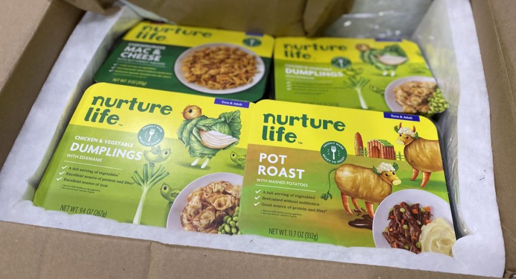 Nurture Life meals in a box