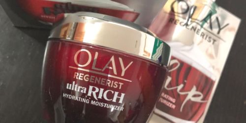 Olay Regenerist Ultra Rich Moisturizer Only $13.99 Shipped on Amazon (Regularly $47) | Includes Trial Size Whip Moisturizer