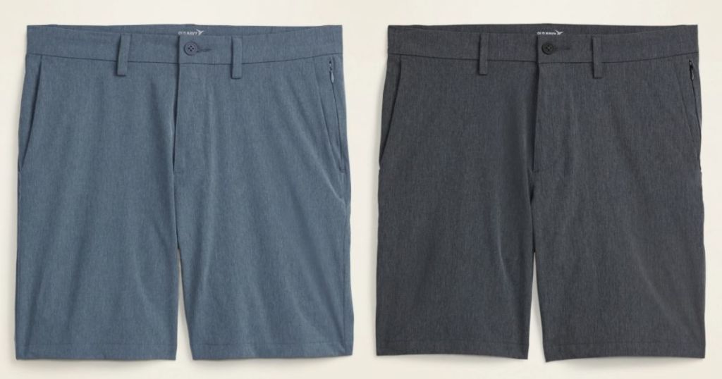 two pairs of men's shorts