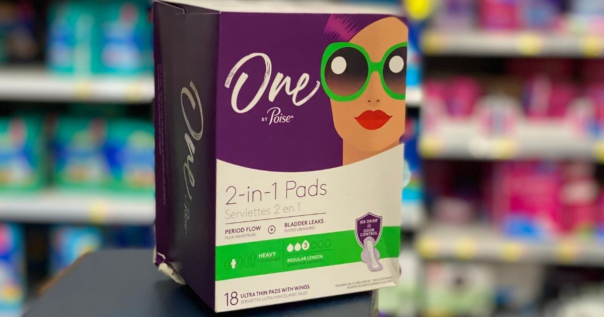 New $3/1 One by Poise Product Coupon = Better Than Free After Cash Back at Walgreens