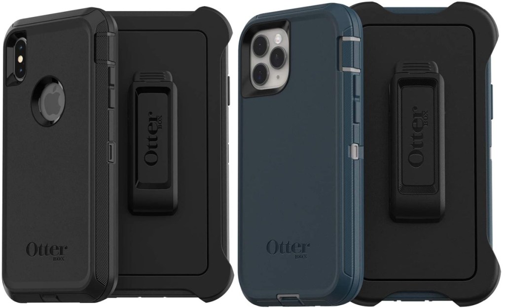 Two styles of Otterbox iPhone cases