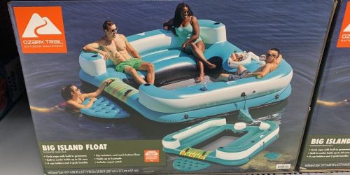 Ozark Trail Big Island 9′ Party Float Only $98 at Walmart