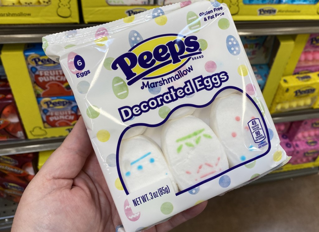 Easter Egg themed Peeps marshmallow treats