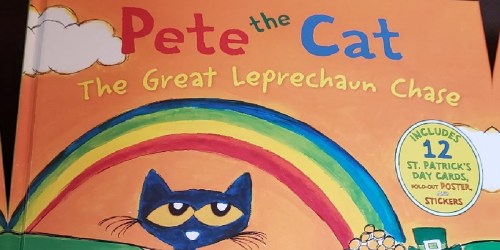 Pete the Cat St. Patrick’s Day Hardcover Book Only $5.99 on Amazon (Regularly $11) | Includes Poster, Stickers, & More