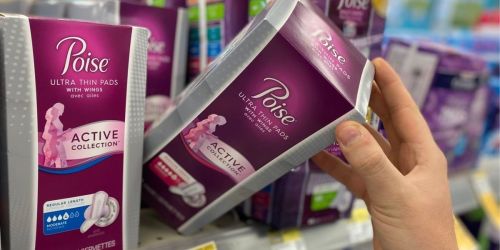 Better Than FREE Poise Products After Cash Back & Walgreens Rewards