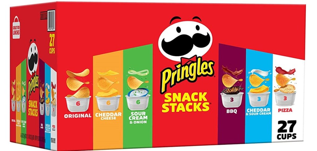Pringles Snack Stacks box