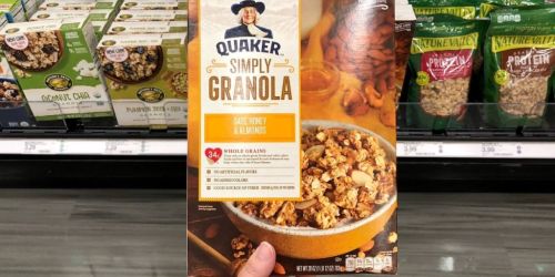 Quaker Simply Granola Cereal 2-Pack Only $6 Shipped on Amazon | $3 Per Box
