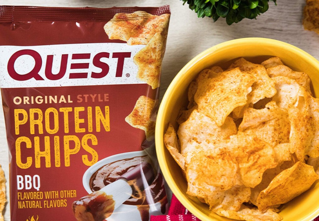 quest bbq protein chips