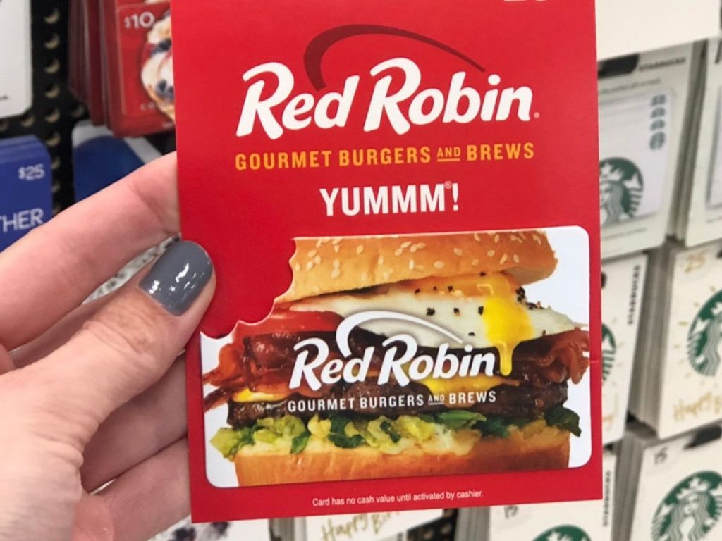 Costco Discounted Gift Cards 100 Worth of Red Robin ONLY 74.99