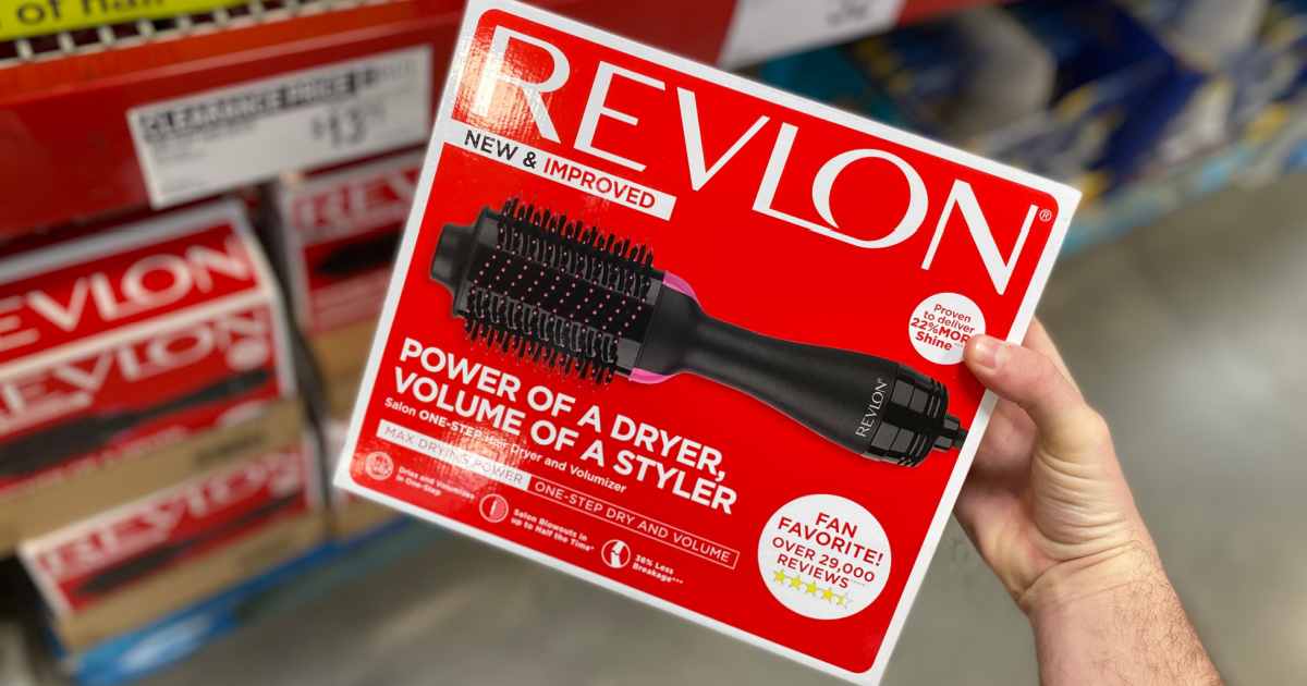 Revlon One-Step Hair Dryer \u0026 Volumizer Possibly Just $13.71 at Sam's Club |  In-Store Only • Hip2Save