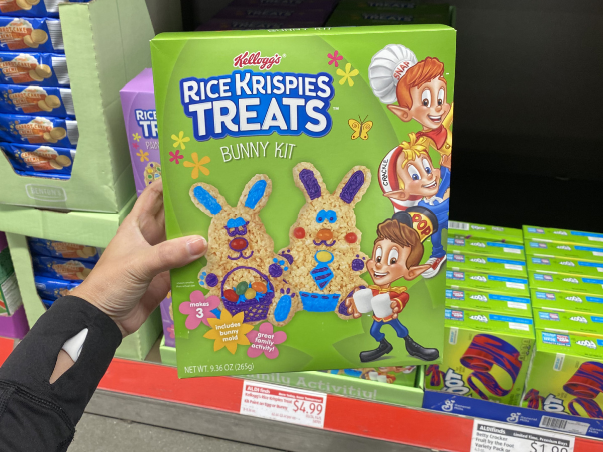 Bunny themed Rice Krispies Treats kit