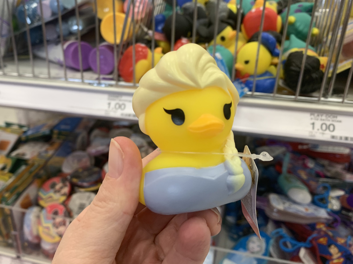 elsa rubber duck target