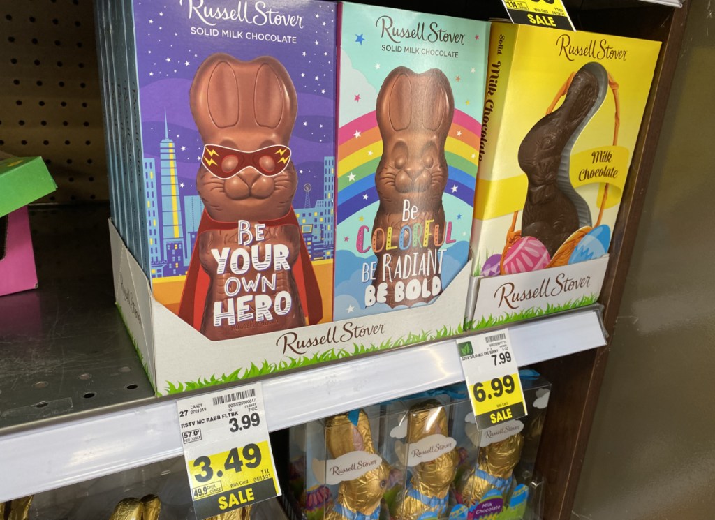 Russell Stover's chocolate Easter bunnies