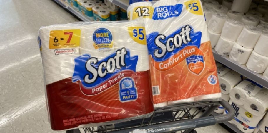 Scott Toilet Paper 12-Packs & Paper Towel 6-Packs Just $2 Each After Walgreens Cash