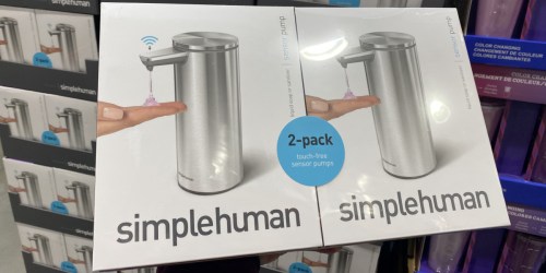Simplehuman Touch-Free Soap Dispenser 2-Pack Only $69.99 at Costco