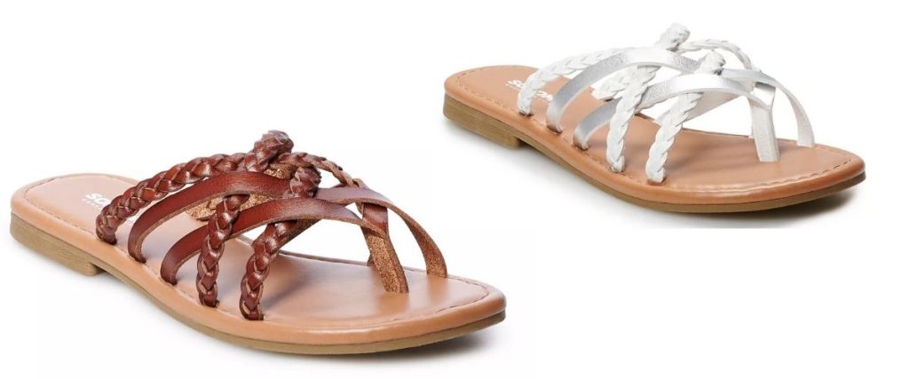 2 pair Sonoma Goods For Life® Doberman Women's Sandals