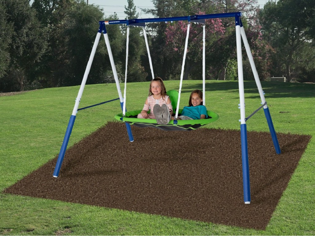 Deluxe Saucer Swing Set w/ Headrests Only 79 Shipped on