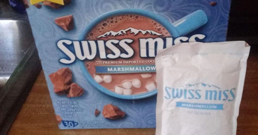 Swiss Miss Hot Chocolate box and packet