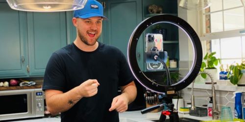 Selfie Ring Light w/ Tripod Stand & Remote Only $21 Shipped + More Lighting Deals