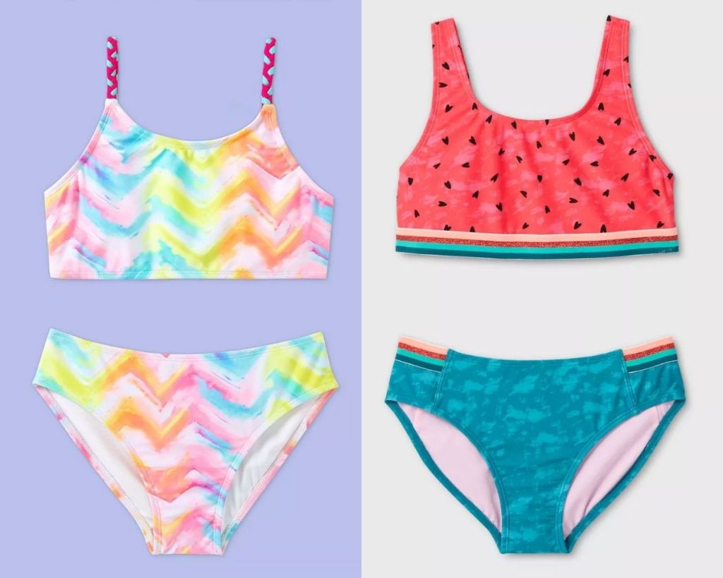 2 Target Girls Bikini Sets