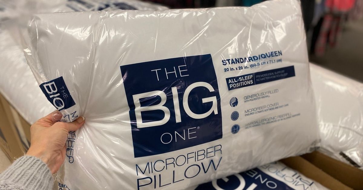 The Big One Bed Pillows from 3.39 w/ Free Kohl's Pickup Great