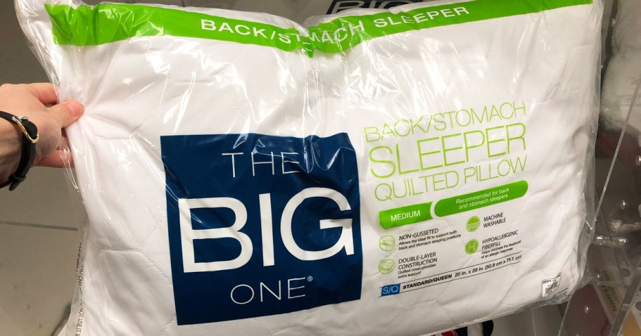Kohl’s The Big One Pillows Only $6 Shipped (Reg. $15)