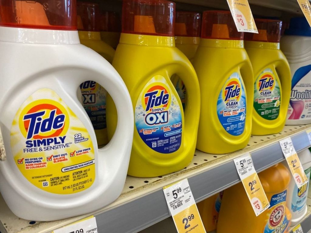 3 Tide Simply Detergents or Downy Fabric Softeners Only 4.97 After Walgreens Rewards Just 1.