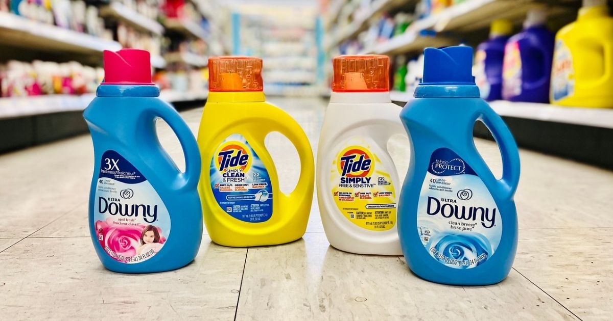 Walgreens Laundry Products Only $2 Each | Tide Simply, Downy and Bounce