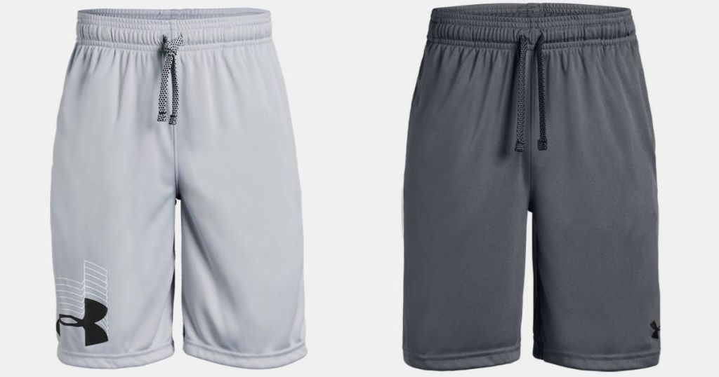 two pairs of Under Armour shorts