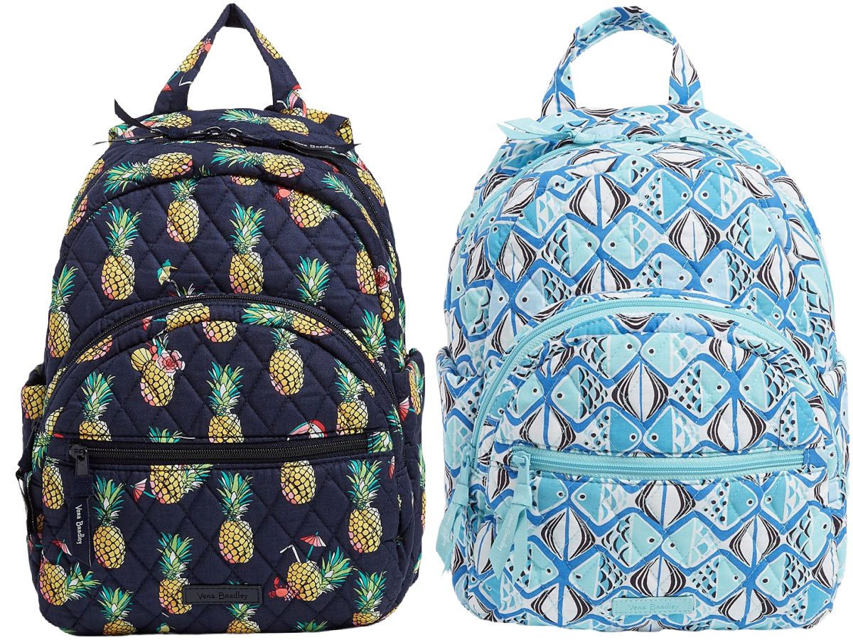 essential compact backpack vera bradley