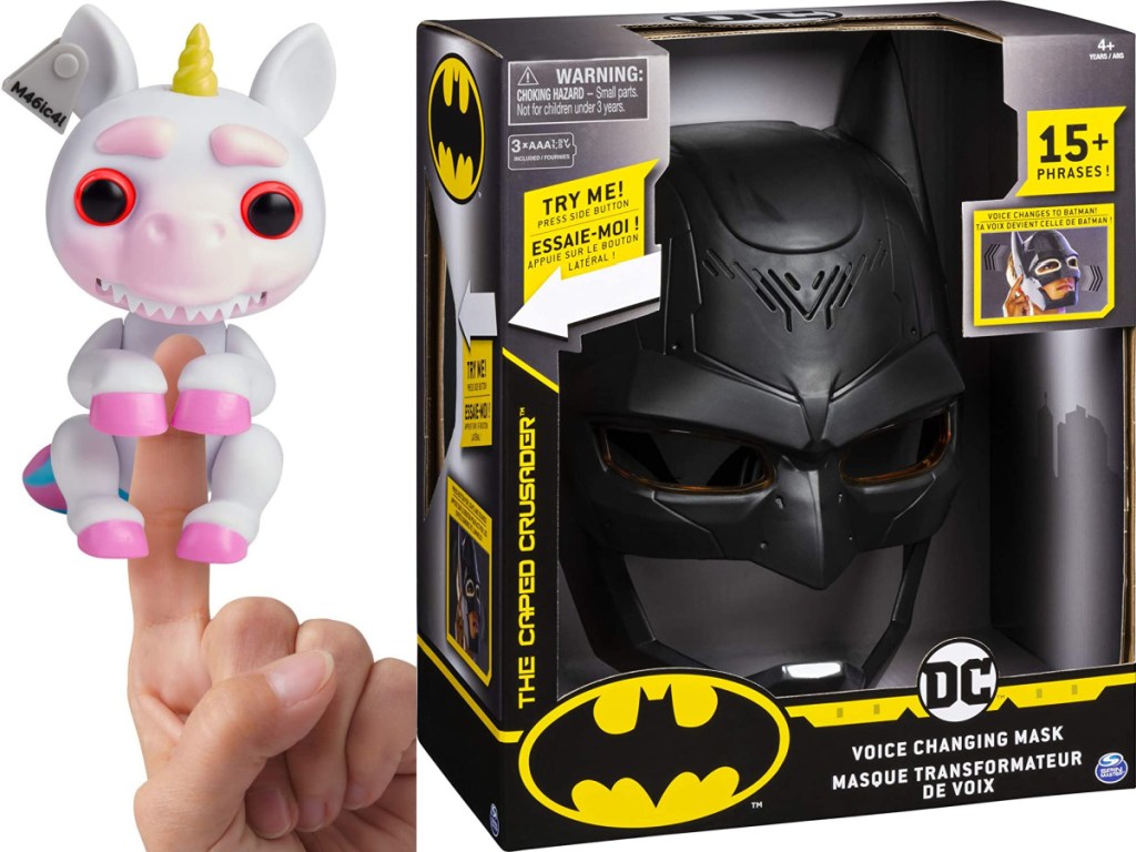 WowWee Grimlings Unicorn and Batman Mask