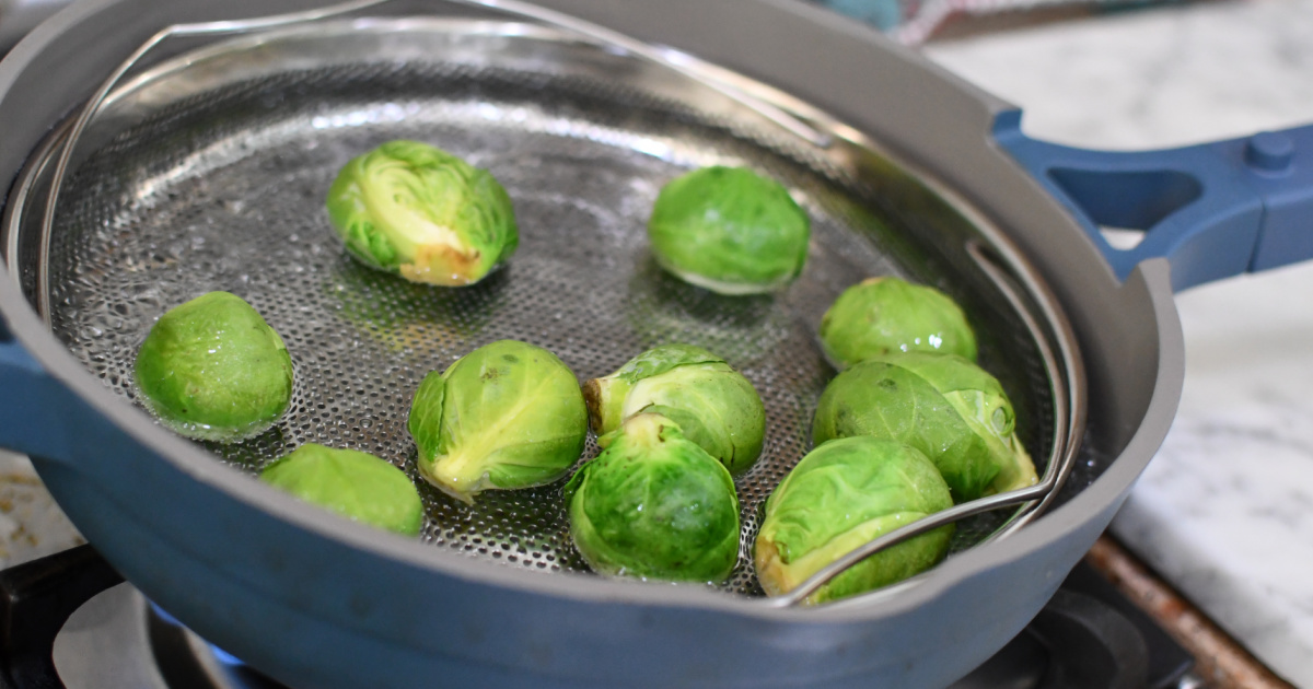 Microwave brussels sprouts recipe | BBC Good Food