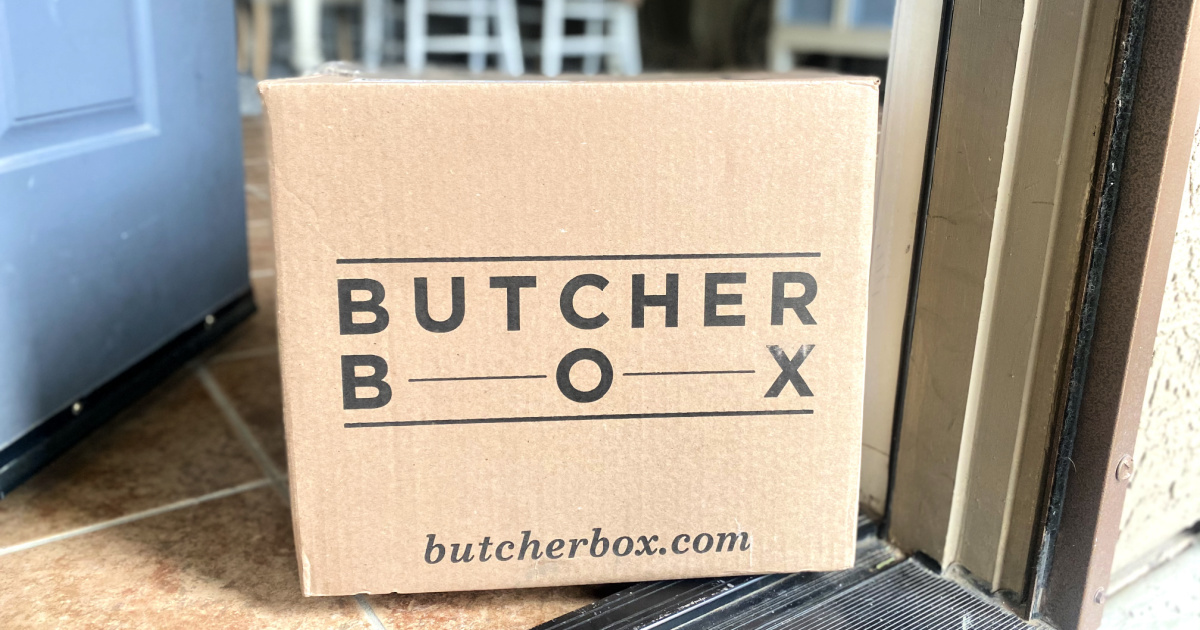 butcher box in the front door
