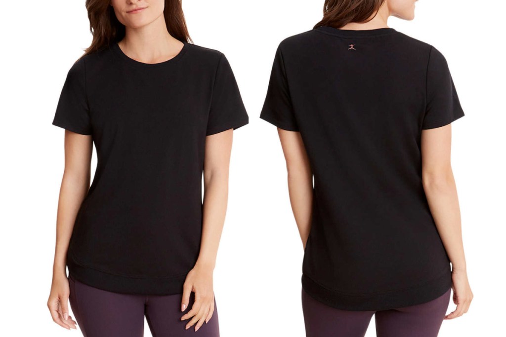 danskin womens top front and back