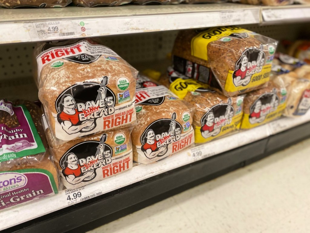 dave's killer bread on shelf at target