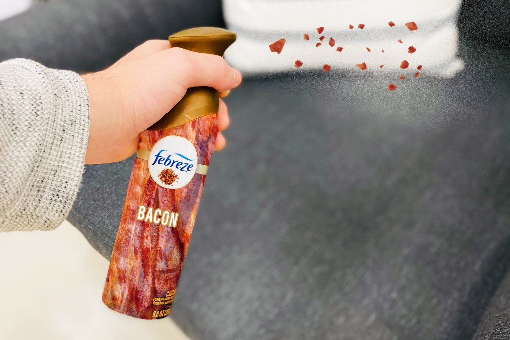 febreze bacon spray april fools pranks
