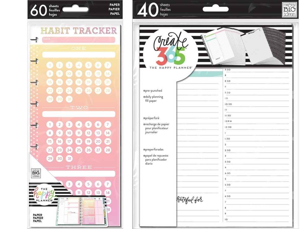 happy planner note pads