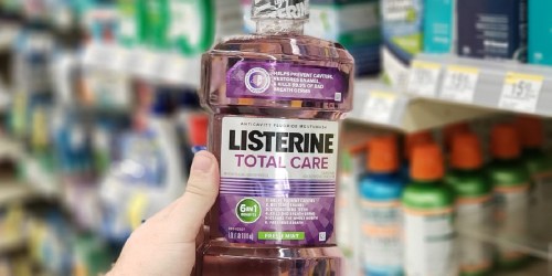 Listerine Total Care Mouthwash 1-Liter Bottle Just $4.63 Shipped on Amazon (Regularly $10)