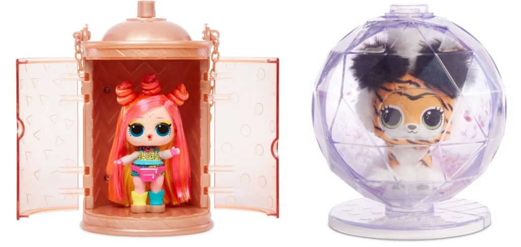 lol doll and lol pets in holders