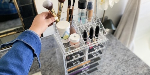 This Clear Acrylic Makeup Organizer is the Best