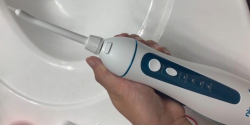 Cordless Water Flosser w/ 5 Jet Nozzle Tips Just $19.99 Shipped on Amazon