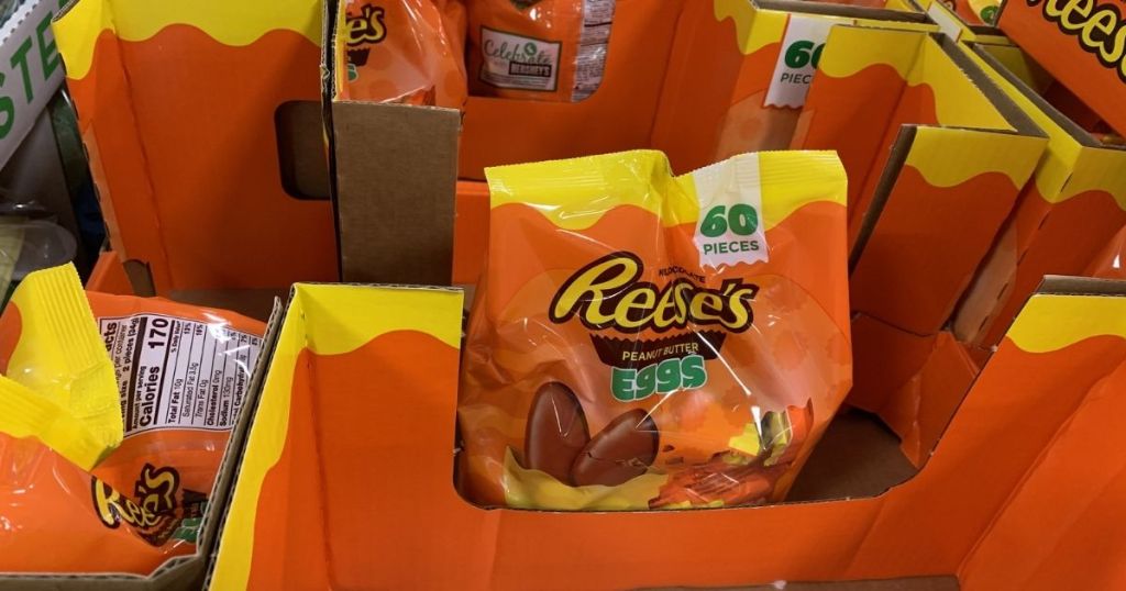 Reese's Eggs on display in store