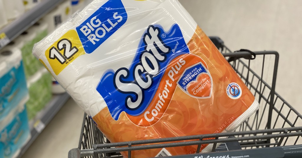 scott toilet paper in cart