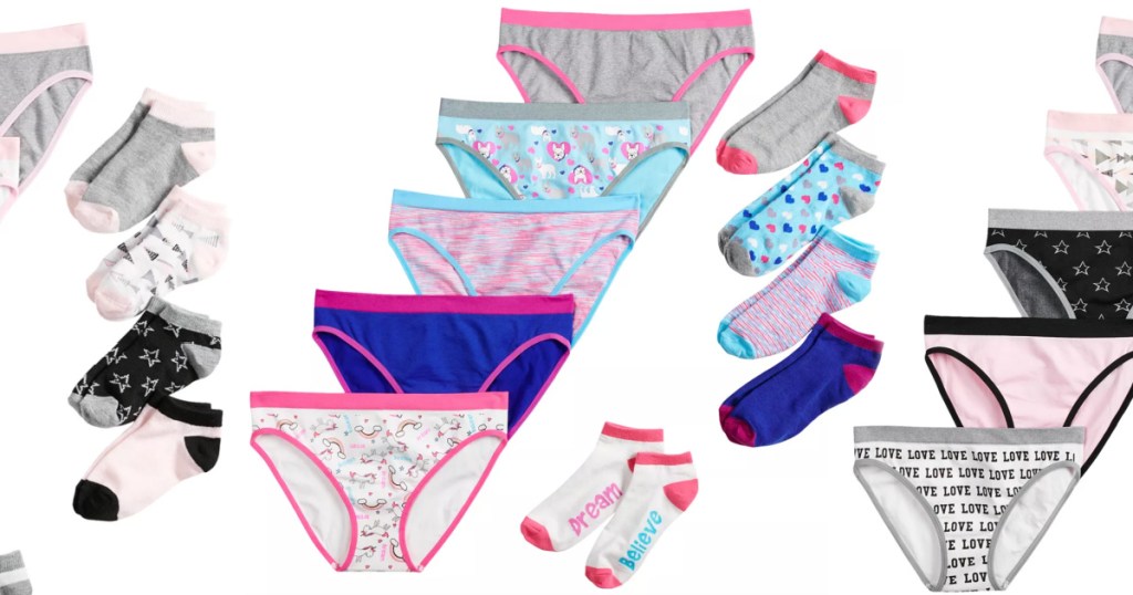Girls Underwear & Socks 10-Pack Just $4.79 on Kohls.com (Regularly $18)