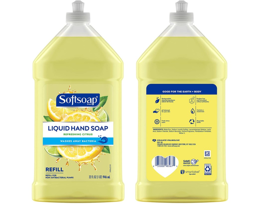 softsoap citrus refill bottle
