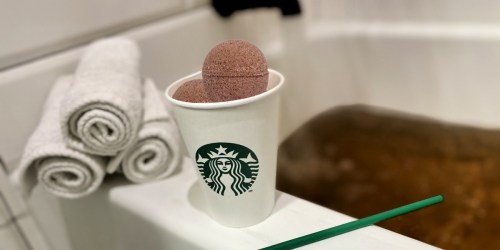 NEW Starbucks Bath Bombs Let You Bathe In Coffee!