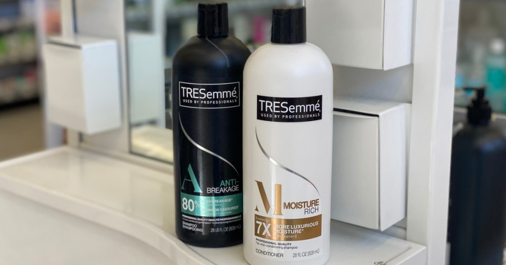 tresemme shampoo at a store