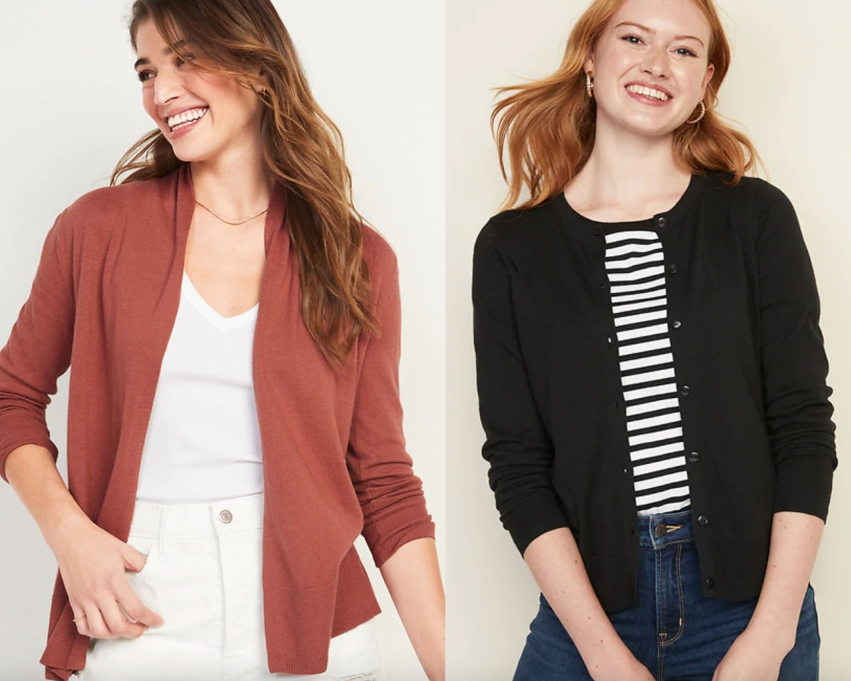 old navy ladies cardigans